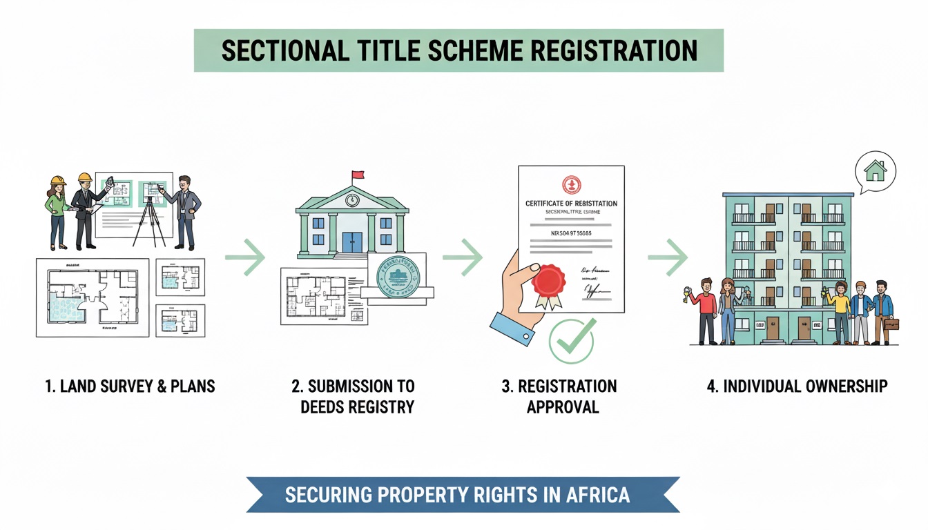 Sectional title scheme registration